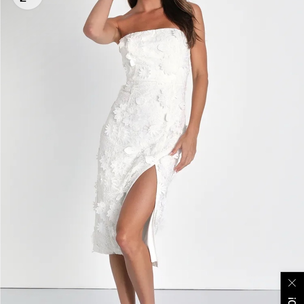 Lulu’s 3D floral dress. Size X- large